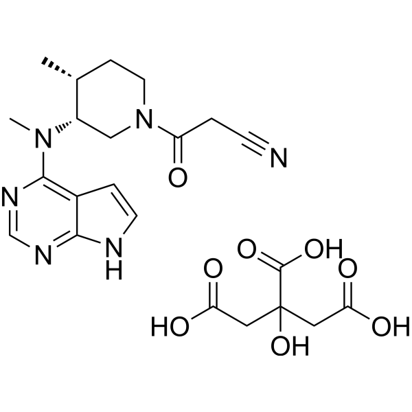 Tofacitinib citrate Chemical Structure