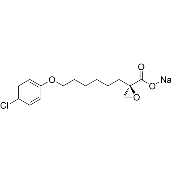 Etomoxir sodium salt Chemical Structure