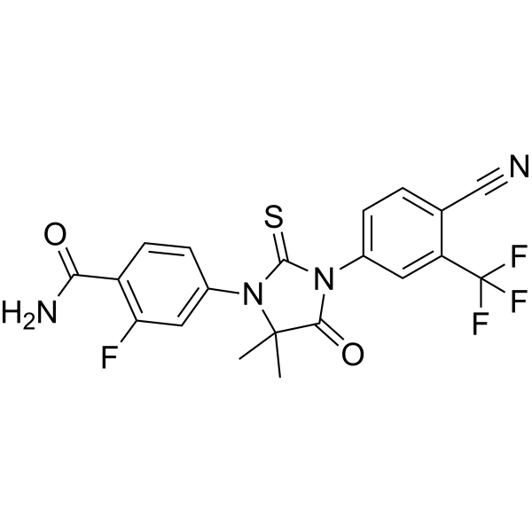 N-desmethyl Enzalutamide Chemical Structure