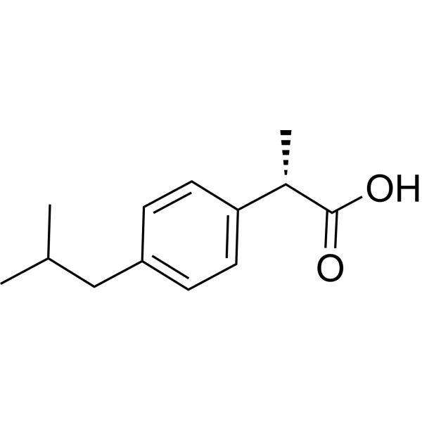 (S)-(+)-Ibuprofen Chemical Structure