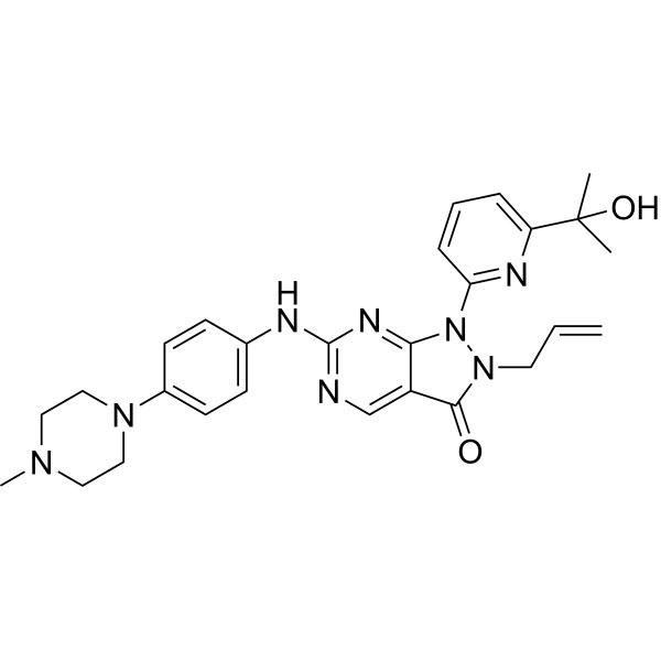 Adavosertib Chemical Structure