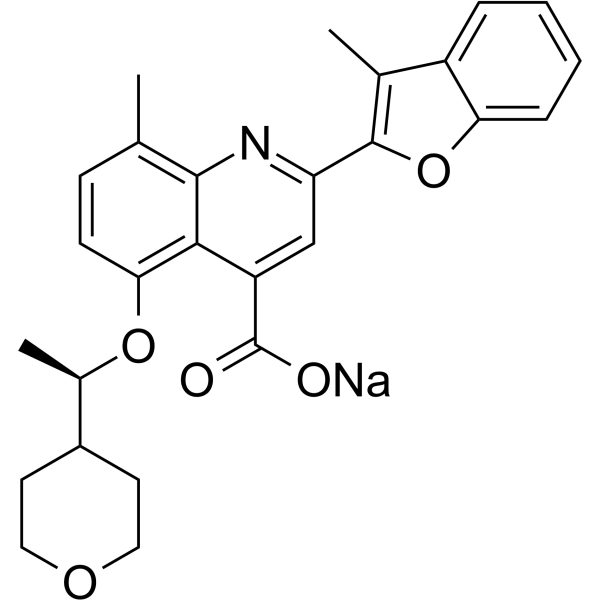 Posenacaftor sodium Chemical Structure