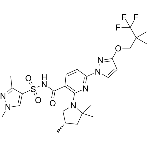 Elexacaftor Chemical Structure