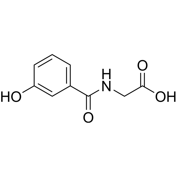 3-Hydroxyhippuric acid Chemical Structure