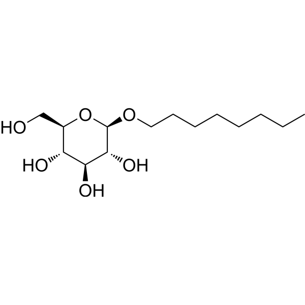 n-Octyl β-D-glucopyranoside Chemical Structure