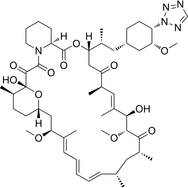 42-(2-Tetrazolyl)rapamycin Chemical Structure