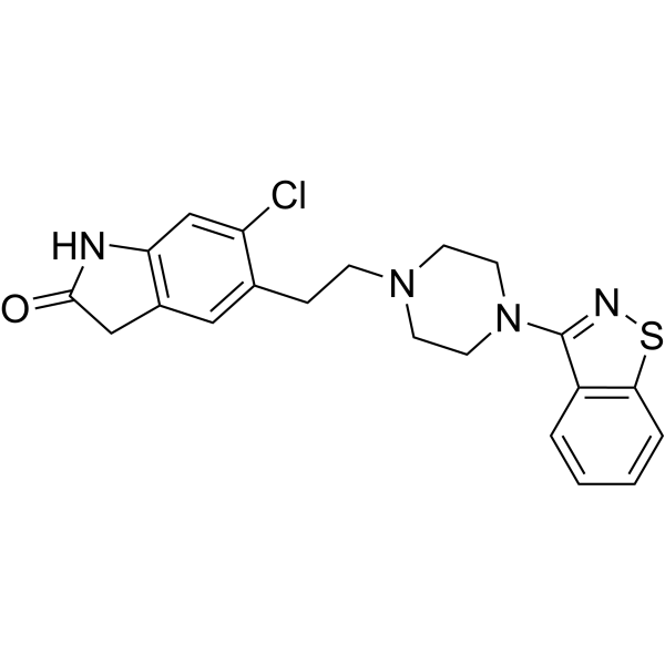 Ziprasidone Chemical Structure