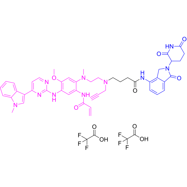 PROTAC EGFR degrader 7 diTFA Chemical Structure