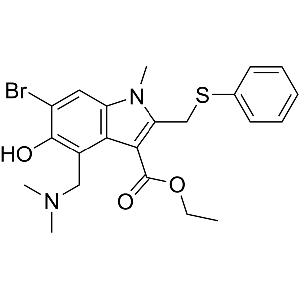 Umifenovir Chemical Structure