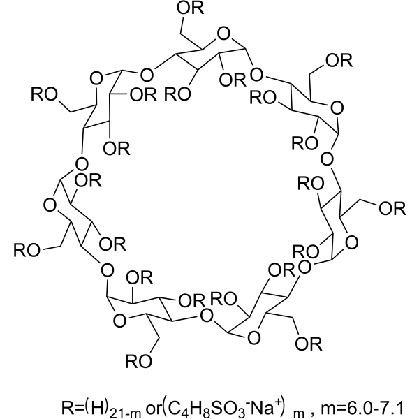 SBE-β-CD Chemical Structure