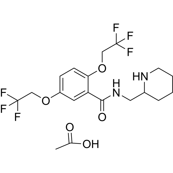 Flecainide acetate Chemical Structure