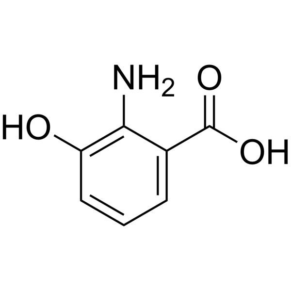 3-Hydroxyanthranilic acid Chemical Structure