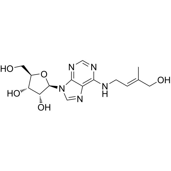 trans-Zeatinriboside Chemical Structure