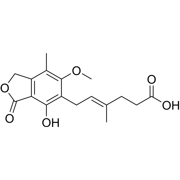 Mycophenolic acid Chemical Structure