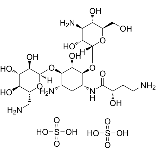 Amikacin disulfate Chemical Structure