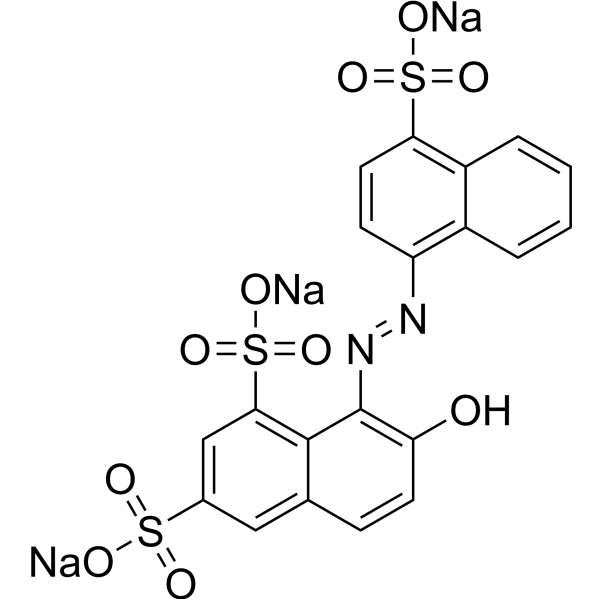 Ponceau 4R Chemical Structure