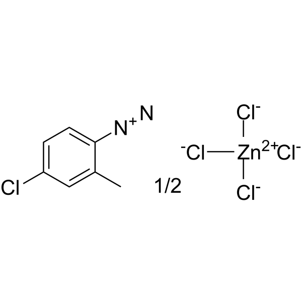 Fast red TR salt hemi(zinc chloride) Chemical Structure