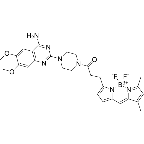 BODIPY FL prazosin Chemical Structure