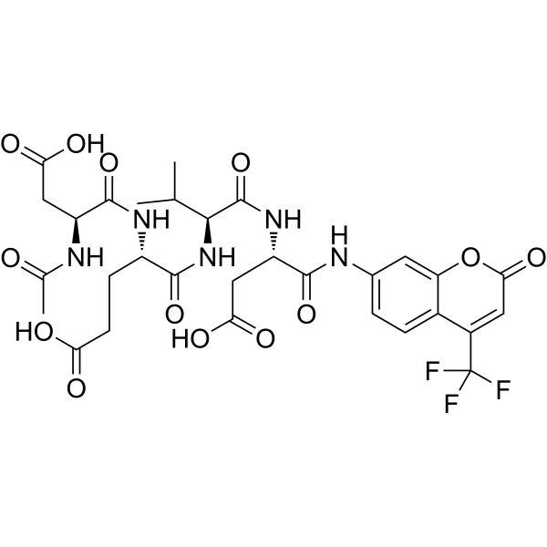 Ac-DEVD-AFC Chemical Structure