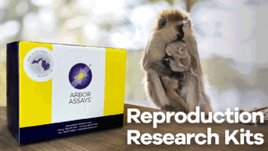 Reproductive Research Kit Box with various animal mothers and their babies.